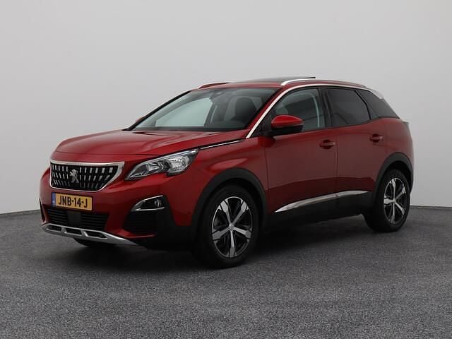 Rood Gebruikt 2019 Peugeot 3008 Allure SUV | € 19.400 (Super prijs) - Afbeelding 1/4
