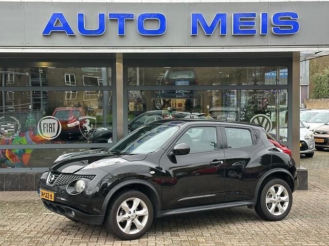 Zwart Occasion 2012 Nissan Juke Acenta SUV | € 4.895 (Eerlijke prijs) - Afbeelding 1/4