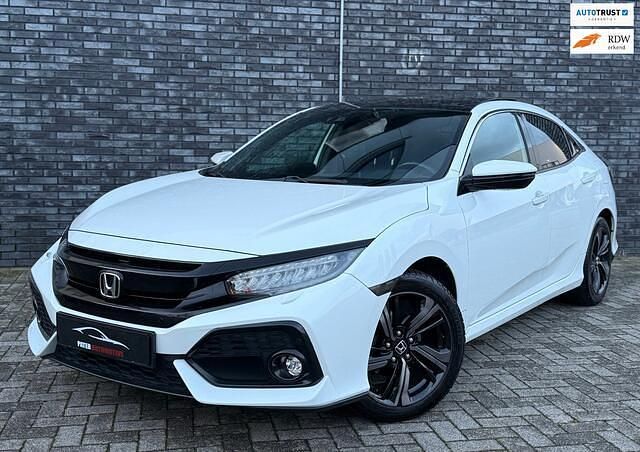 Wit Occasion 2017 Honda Civic Hatchback | € 18.900 (Eerlijke prijs) - Afbeelding 1/4