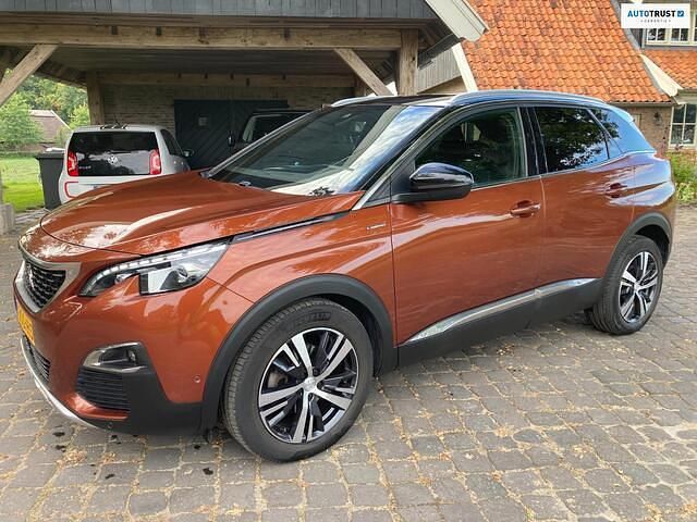 Bruin Gebruikt 2020 Peugeot 3008 GT-line SUV | € 16.950 (Goede deal) - Afbeelding 1/4