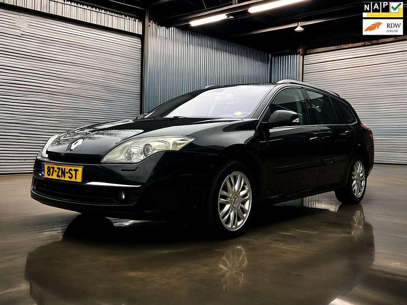 Zwart Occasion 2008 Renault Laguna III Initiale Stationwagen | € 2.440 (Eerlijke prijs) - Afbeelding 1/4