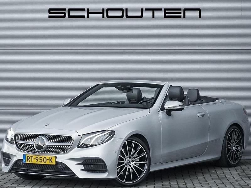 Grijs (metallic) Occasion 2018 Mercedes E200 Business Cabriolet | € 34.900 (Eerlijke prijs) - Afbeelding 1/3