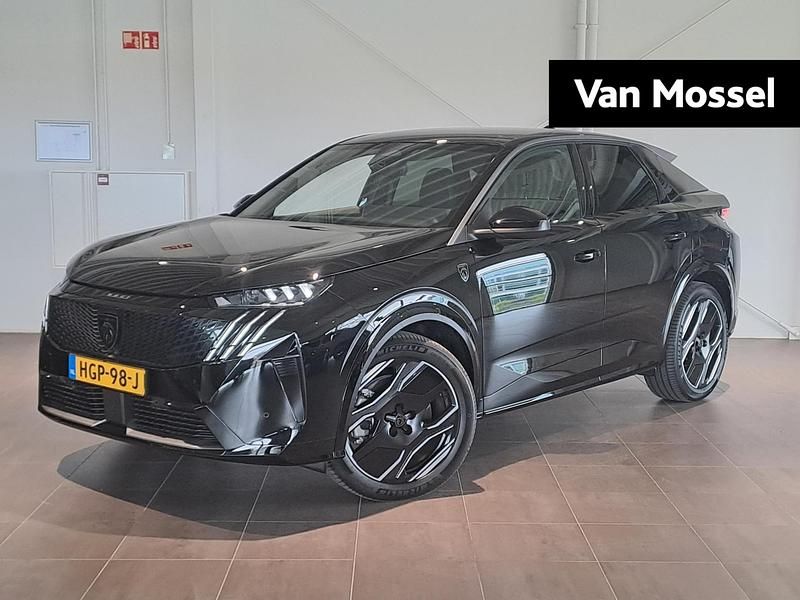 Zwart Nieuw 2025 Peugeot e-3008 GTi SUV | € 47.440 - Afbeelding 1/3