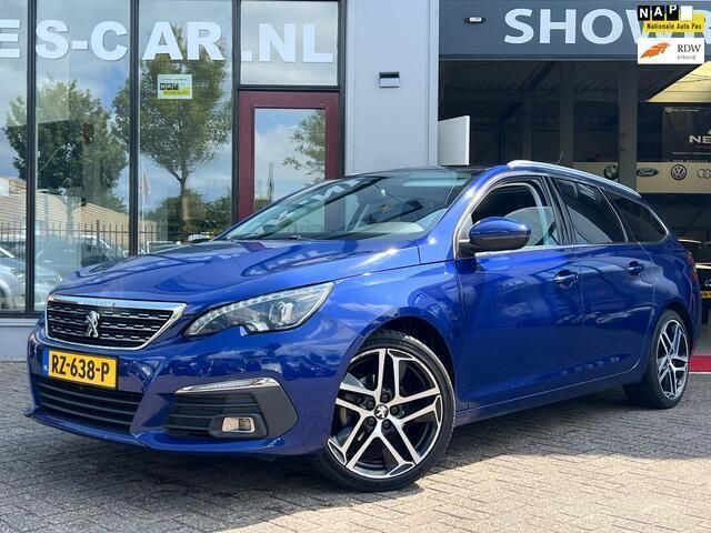 Blauw Gebruikt 2018 Peugeot 308 GT-line Stationwagen | € 11.950 (Eerlijke prijs) - Afbeelding 1/4