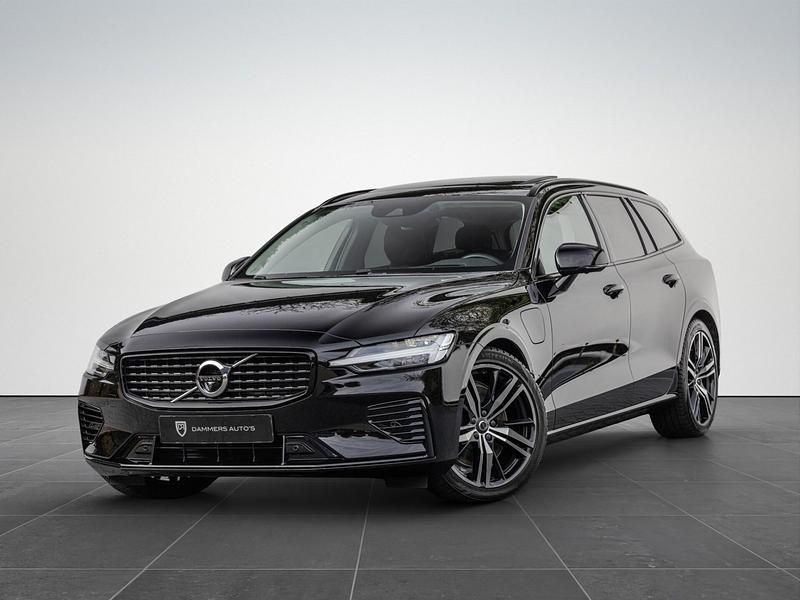 Zwart Gebruikt 2021 Volvo V60 R-Design Stationwagen | € 34.900 (Goede deal) - Afbeelding 1/4