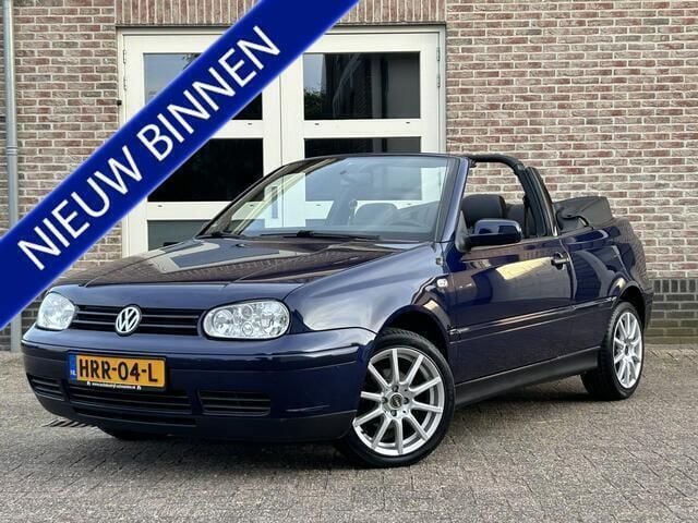 Blauw Gebruikt 2001 VW Golf Cabriolet Trendline Cabriolet | € 4.950 - Afbeelding 1/4
