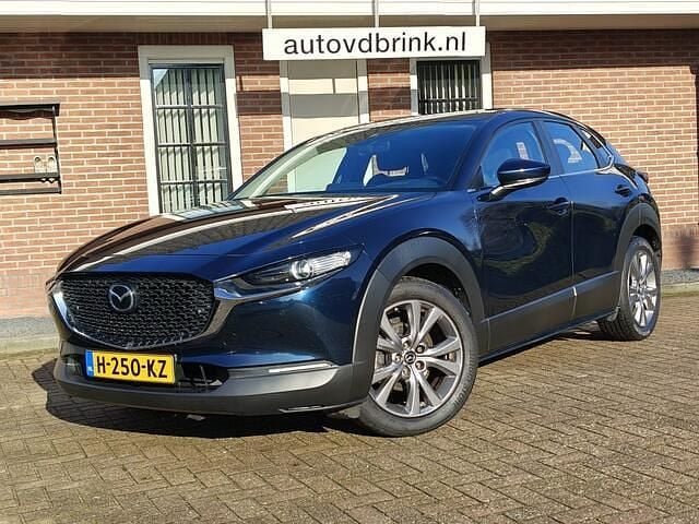 Blauw (metallic) Occasion 2020 Mazda CX-30 Comfort SUV | € 20.940 (Super prijs) - Afbeelding 1/4
