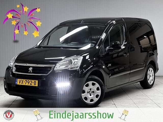 Zwart Gebruikt 2016 Peugeot Partner S MPV | € 5.450 (Super prijs) - Afbeelding 1/4