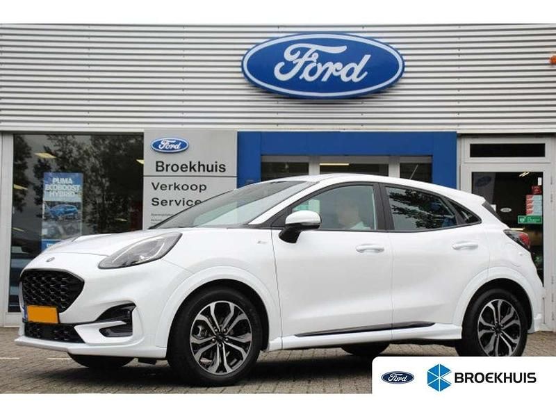 Wit, metallic lak Gebruikt 2020 Ford Puma ST-Line SUV | € 17.900 (Goede deal) - Afbeelding 1/4