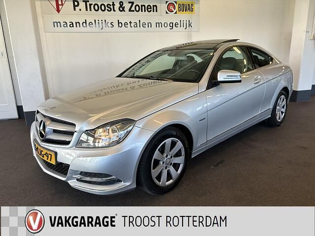 Grijs Gebruikt 2012 Mercedes C180 Edition 1 Coupé | € 10.950 (Super prijs) - Afbeelding 1/4
