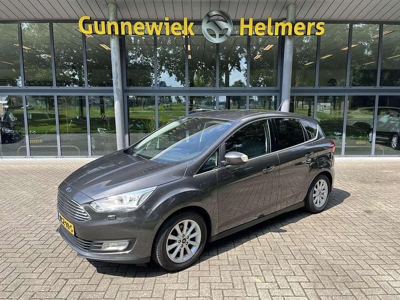 Grijs Gebruikt 2018 Ford C-MAX Titanium MPV | € 13.895 (Eerlijke prijs) - Afbeelding 1/4