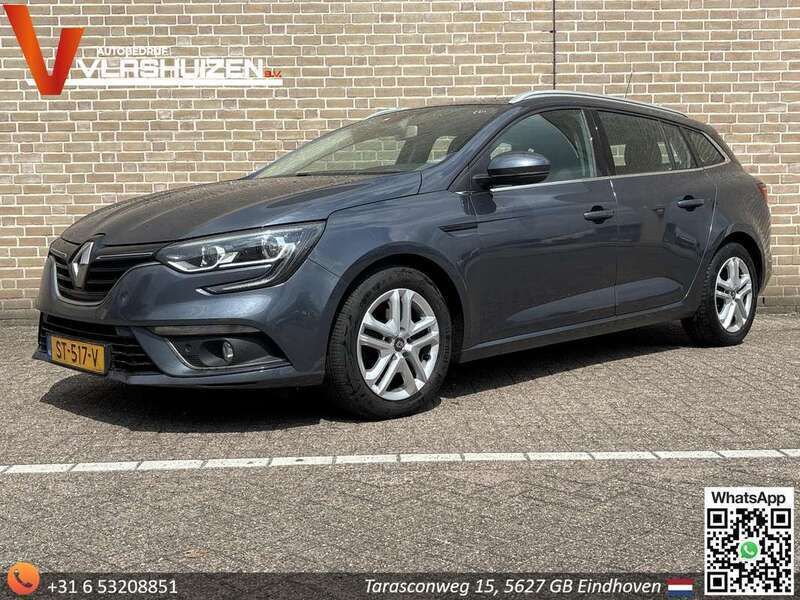 Grijs Gebruikt 2018 Renault Mégane GrandTour Zen Stationwagen | € 7.200 - Afbeelding 1/4