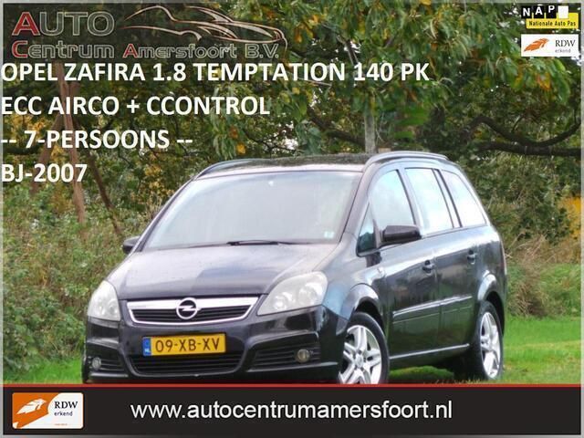 Zwart Gebruikt 2007 Opel Zafira MPV | € 2.449 (Eerlijke prijs) - Afbeelding 1/4