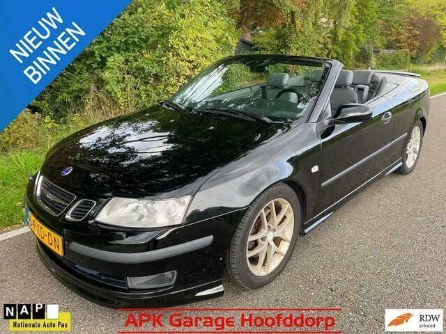 Zwart Gebruikt 2005 Saab 9-3 Cabriolet Aero Cabriolet | € 3.475 - Afbeelding 1/4