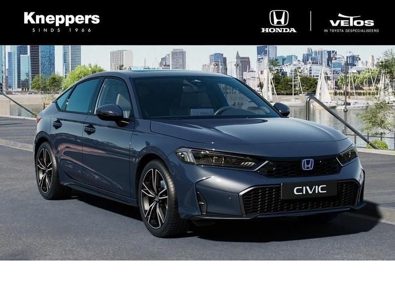 Blauw (parellak) Nieuw 2025 Honda Civic Sport Hatchback | € 41.249 (Eerlijke prijs) - Afbeelding 1/1