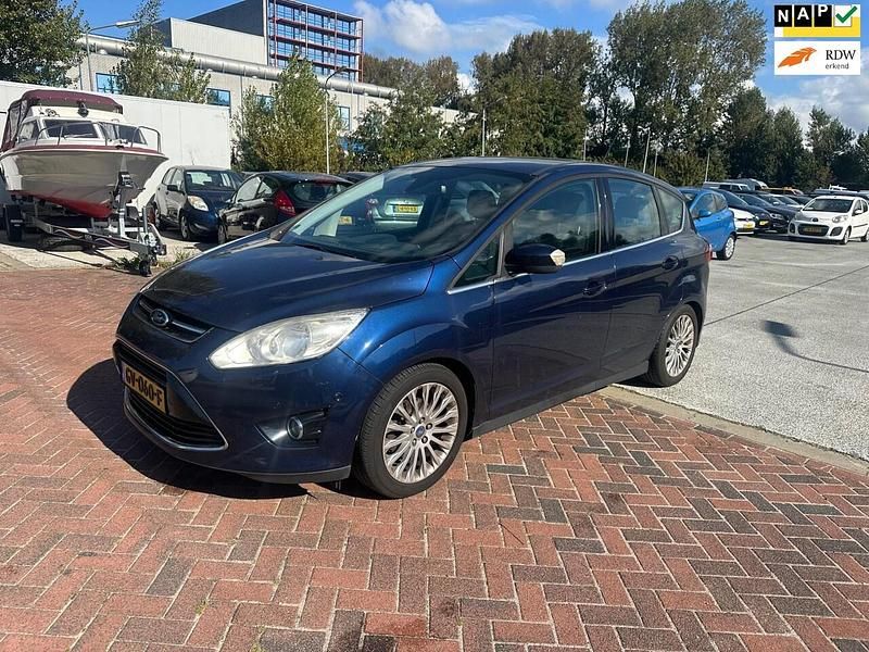 Blauw (metallic) Gebruikt 2012 Ford C-MAX Titanium MPV | € 2.250 - Afbeelding 1/4