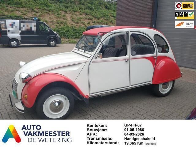 Rood Gebruikt 1986 Citroën 2CV Sedan | € 11.950 - Afbeelding 1/4