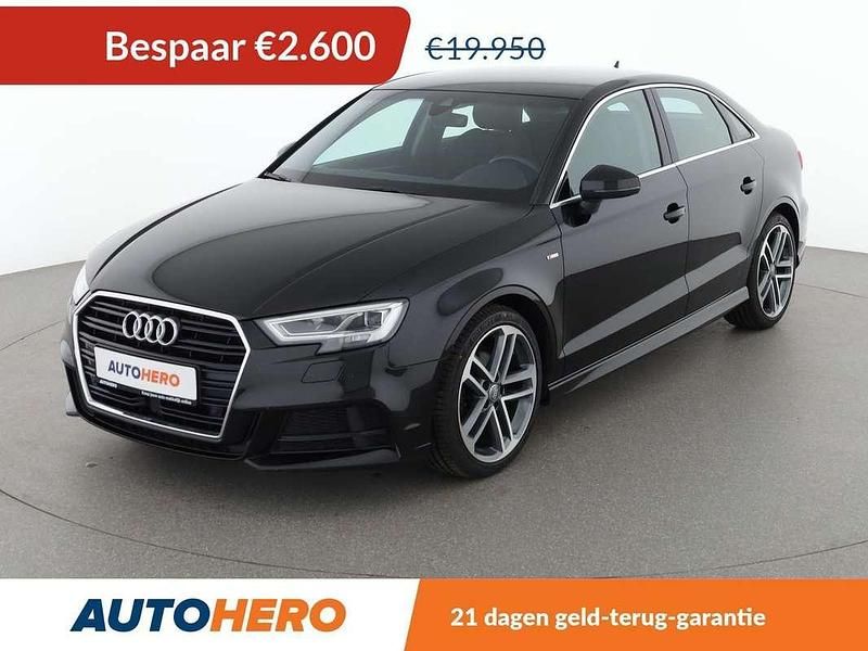 Zwart Gebruikt 2019 Audi A3 Sport Sedan | € 17.549 (Goede deal) - Afbeelding 1/3
