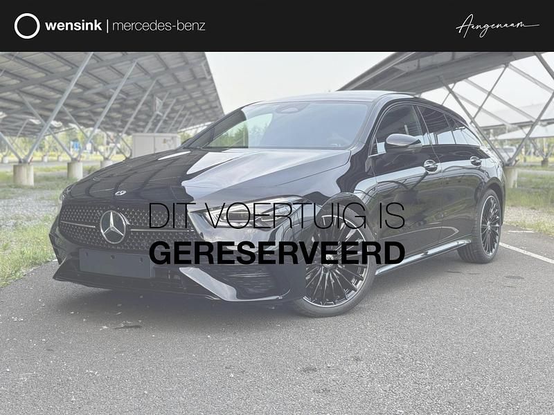Zwart Nieuw 2025 Mercedes CLA180 Shooting Brake Business Stationwagen | € 47.700 (Super prijs) - Afbeelding 1/4
