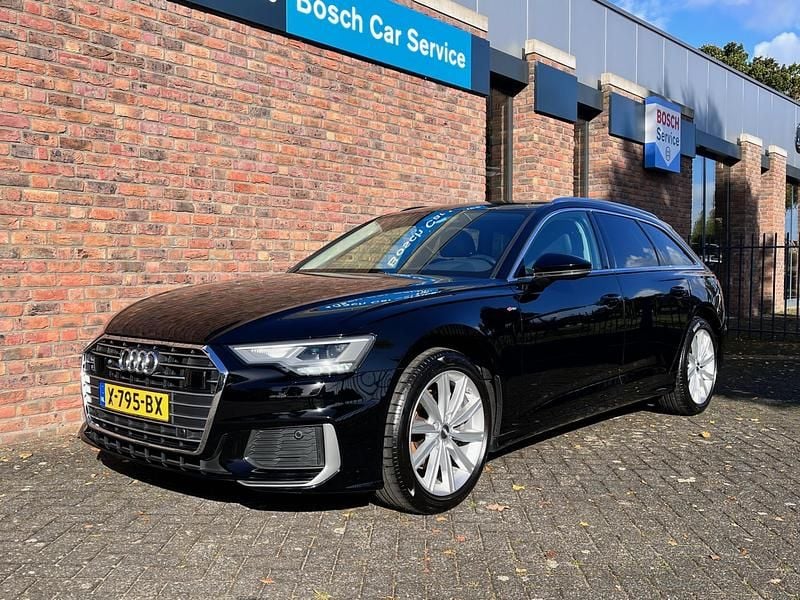 Zwart, metallic lak Gebruikt 2019 Audi A6 S-Line Stationwagen | € 32.955 (Super prijs) - Afbeelding 1/4