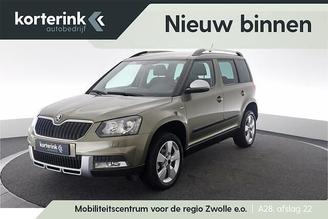 Groen Occasion 2017 Skoda Yeti Outdoor Joy SUV | € 14.450 (Super prijs) - Afbeelding 1/4