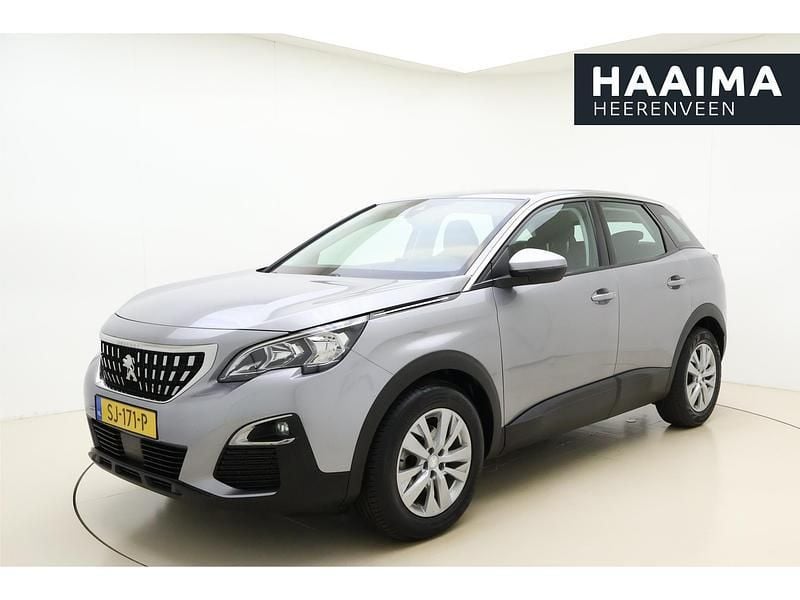 Grijs Gebruikt 2018 Peugeot 3008 SUV | € 16.950 (Eerlijke prijs) - Afbeelding 1/4