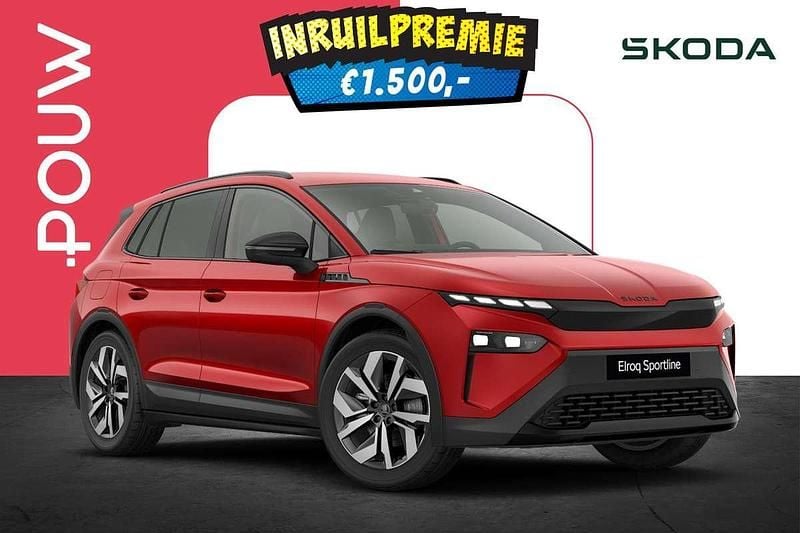 Rood Nieuw 2025 Skoda Elroq SportLine SUV | € 48.250 - Afbeelding 1/4