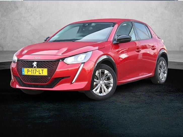 Rood Gebruikt 2022 Peugeot e-208 Allure Hatchback | € 15.720 (Goede deal) - Afbeelding 1/4