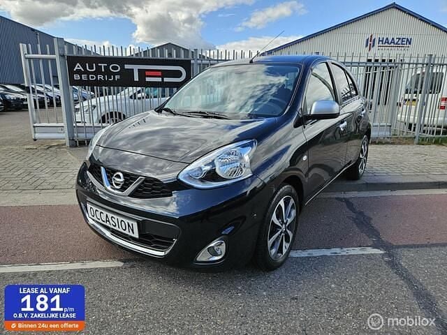 Zwart Occasion 2016 Nissan Micra N-TEC Hatchback | € 10.495 (Duur) - Afbeelding 1/4
