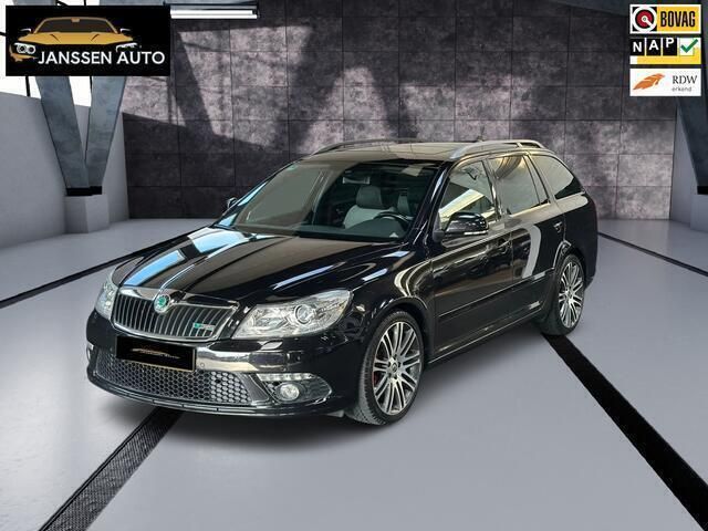 Zwart Gebruikt 2011 Skoda Octavia RS Stationwagen | € 7.450 (Goede deal) - Afbeelding 1/4