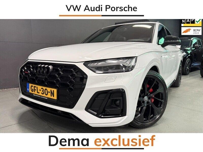 Wit Gebruikt 2021 Audi Q5 S-Line SUV | € 49.950 - Afbeelding 1/4