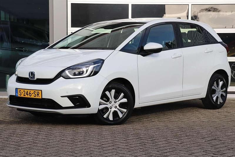 Wit, metallic lak Gebruikt 2022 Honda Jazz Elegance Hatchback | € 21.950 (Eerlijke prijs) - Afbeelding 1/4