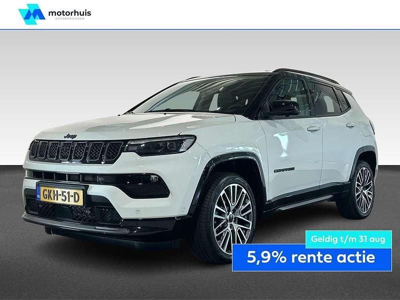 Wit Gebruikt 2024 Jeep Compass SUV | € 37.440 (Duur) - Afbeelding 1/4