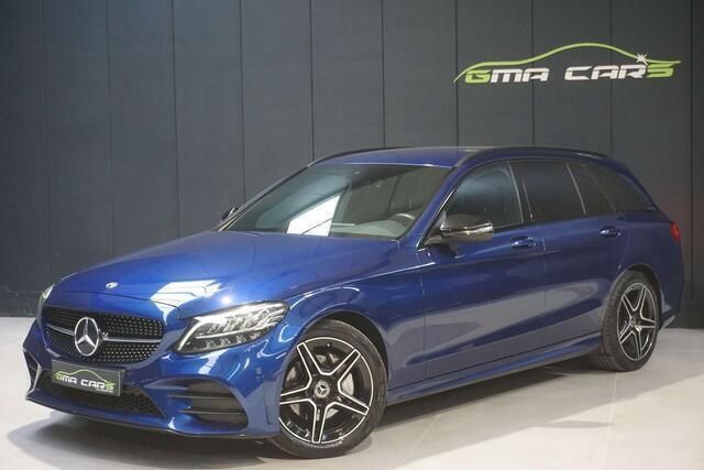 Blauw Gebruikt 2019 Mercedes C200 AMG Stationwagen | € 20.999 (Eerlijke prijs) - Afbeelding 1/4