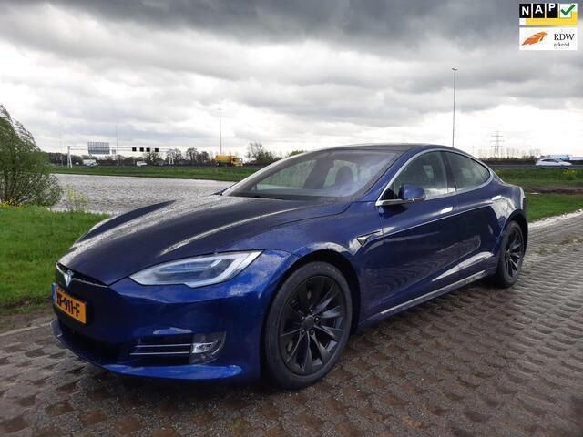 Blauw Gebruikt 2018 Tesla Model S Sedan | € 18.999 (Eerlijke prijs) - Afbeelding 1/4