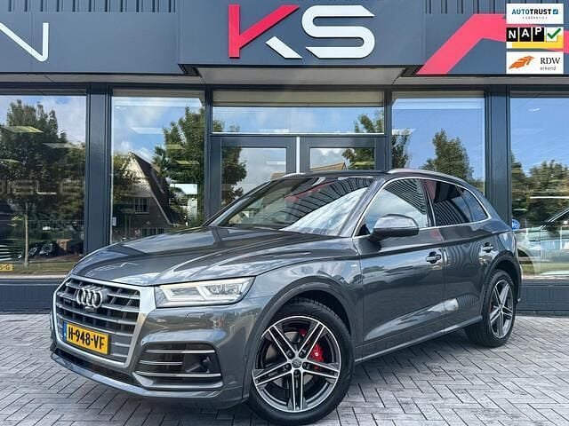 Grijs Gebruikt 2018 Audi Q5 S-Line SUV | € 30.999 (Goede deal) - Afbeelding 1/4
