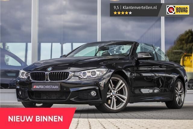 Zwart, metallic lak Gebruikt 2014 BMW 428 Executive Cabriolet | € 22.450 (Eerlijke prijs) - Afbeelding 1/4