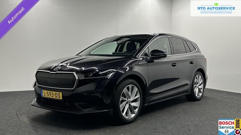 Zwart Gebruikt 2021 Skoda Enyaq iV First Edition SUV | € 22.500 (Goede deal) - Afbeelding 1/4