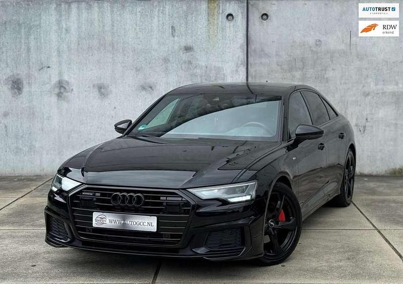 Zwart Gebruikt 2020 Audi A6 S-Line Sedan | € 34.950 (Super prijs) - Afbeelding 1/4