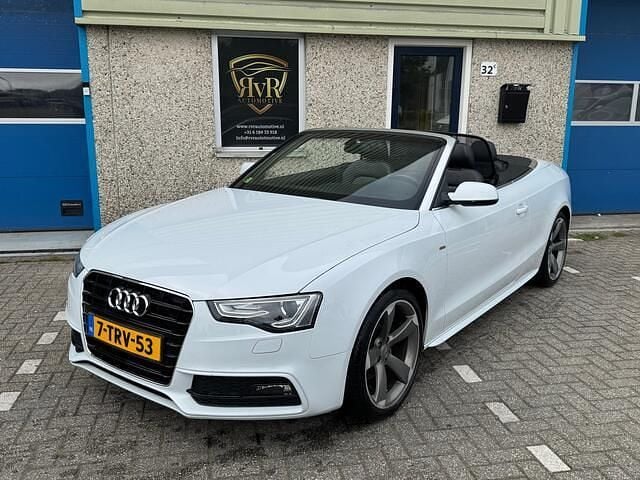 Occasion Audi A5 Cabriolet S-Line 170 PK (125 kW) 2014 Wit Cabriolet