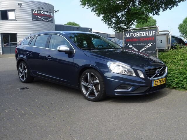 Blauw Gebruikt 2011 Volvo V60 R-Design Stationwagen | € 12.950 (Duur) - Afbeelding 1/4