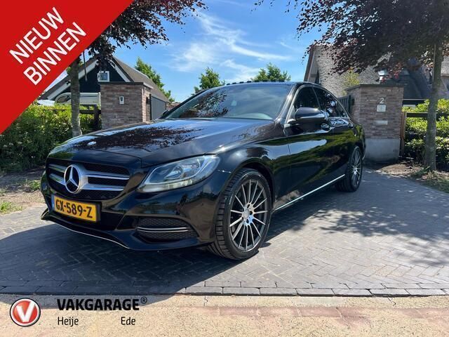 Zwart Gebruikt 2014 Mercedes C180 Prestige Sedan | € 17.995 (Eerlijke prijs) - Afbeelding 1/4