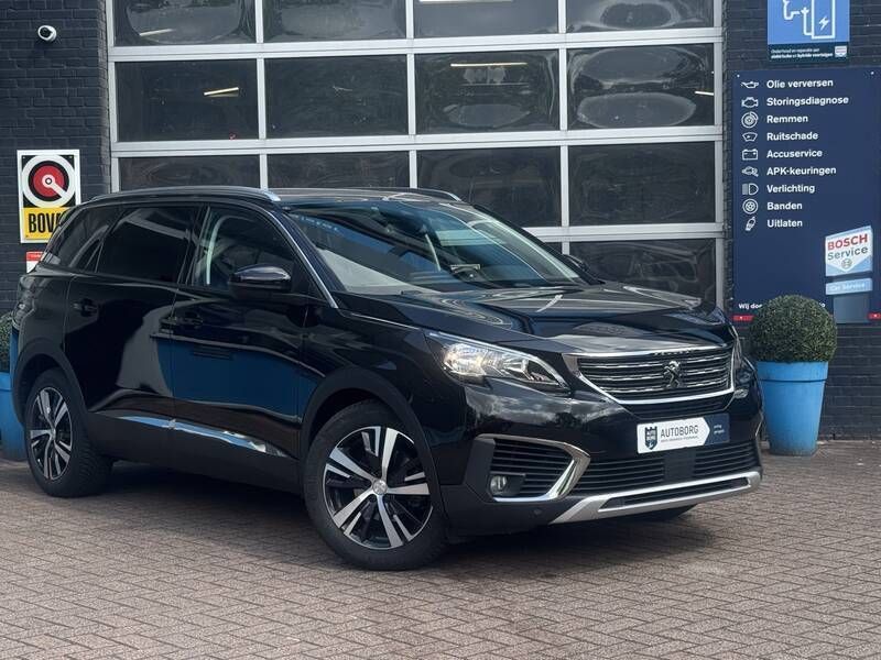 Zwart Gebruikt 2018 Peugeot 5008 Allure MPV | € 21.250 (Eerlijke prijs) - Afbeelding 1/4