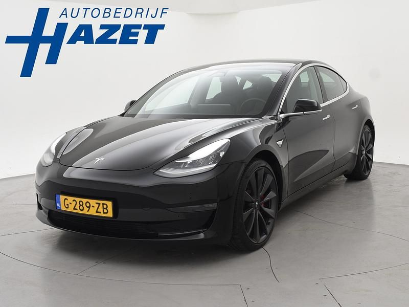 Occasion Tesla Model 3 Performance 340 kW (463 PK) 2019 Zwart Sedan