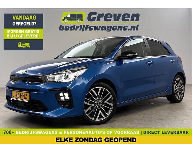 Blauw, metallic lak Gebruikt 2020 Kia Rio GT-Line MPV | € 15.900 - Afbeelding 1/4