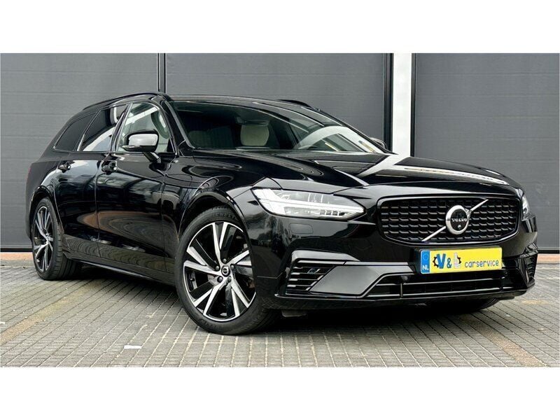 Zwart Gebruikt 2020 Volvo V90 R-Design Stationwagen | € 37.950 (Goede deal) - Afbeelding 1/4