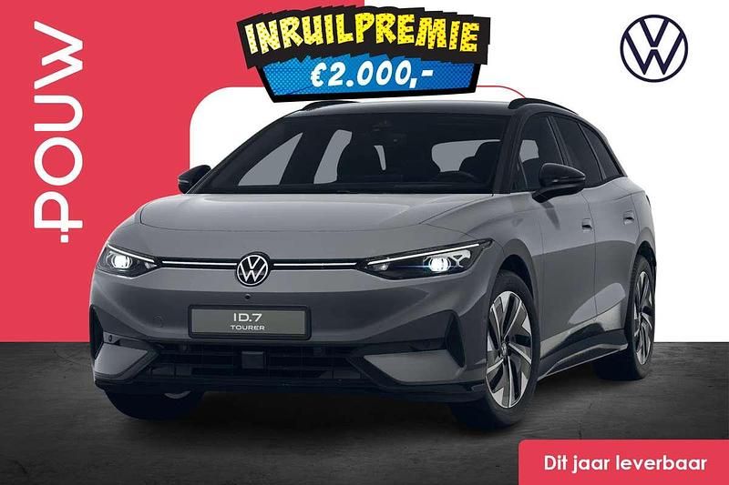Grijs Nieuw 2025 VW ID.7 Edition Stationwagen | € 52.750 (Super prijs) - Afbeelding 1/4