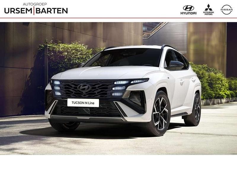 Wit Nieuw 2025 Hyundai Tucson N Line SUV | € 45.730 (Eerlijke prijs) - Afbeelding 1/4
