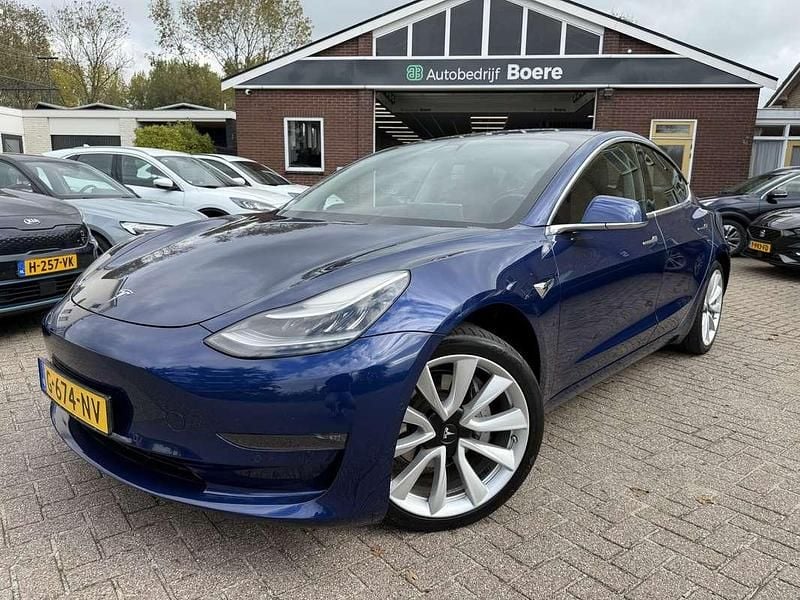 Blauw Gebruikt 2019 Tesla Model 3 Long Range AWD Sedan | € 24.850 (Eerlijke prijs) - Afbeelding 1/4