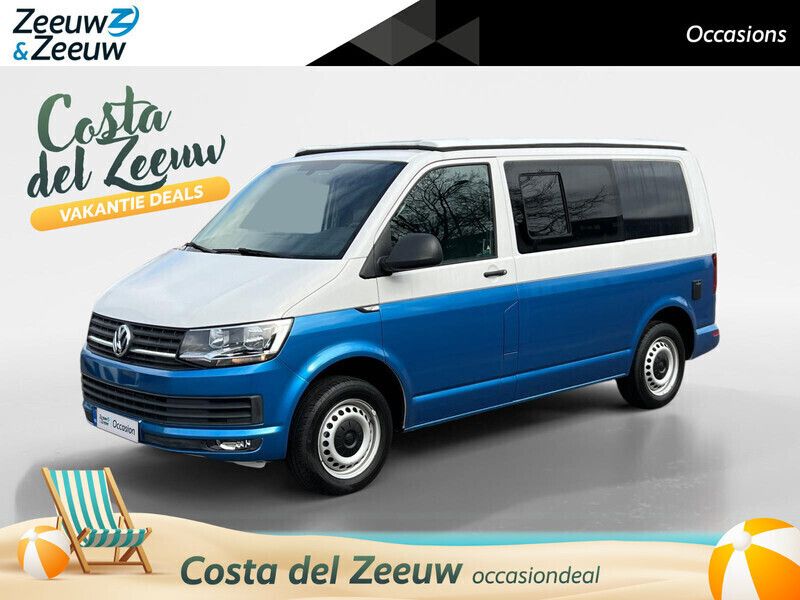 Candy white/blauw Gebruikt 2018 VW T6 Van | € 39.995 - Afbeelding 1/4